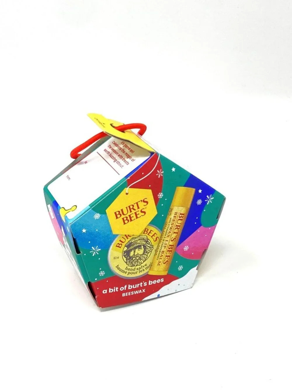 Burt's Bees Holiday Stocking Stuffer Bit of Burt's Lip Balm Hand Salve